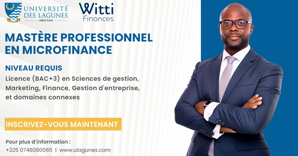 Bannière mastere en microfinance